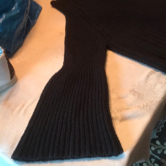 Free People Begin Again Mock Neck Sweater Black S - Picture 7 of 8